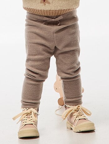 Leggings em malha macia