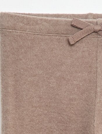 Leggings em malha macia