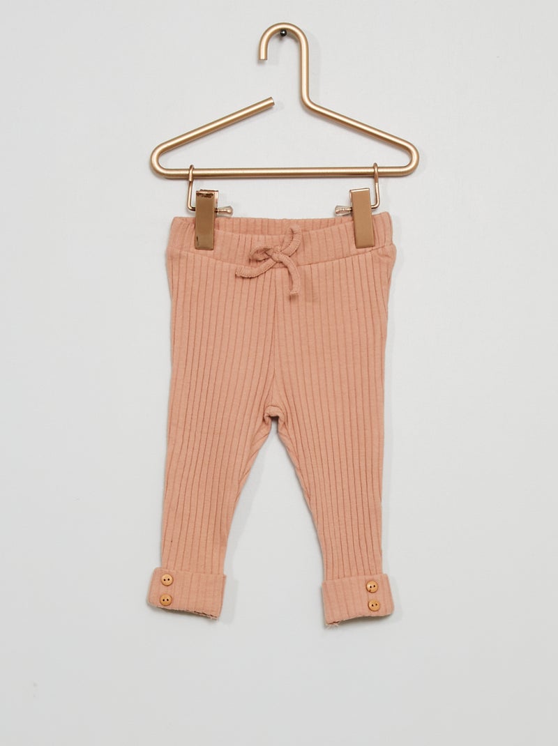 Leggings em malha Rosa - Kiabi