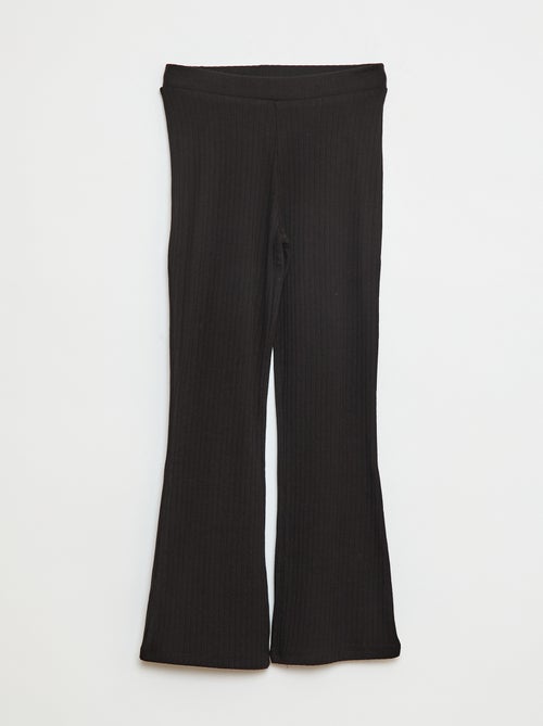 Leggings estampadas de malha nervurada - Kiabi