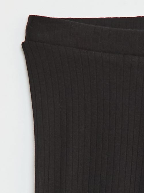 Leggings estampadas de malha nervurada - Kiabi