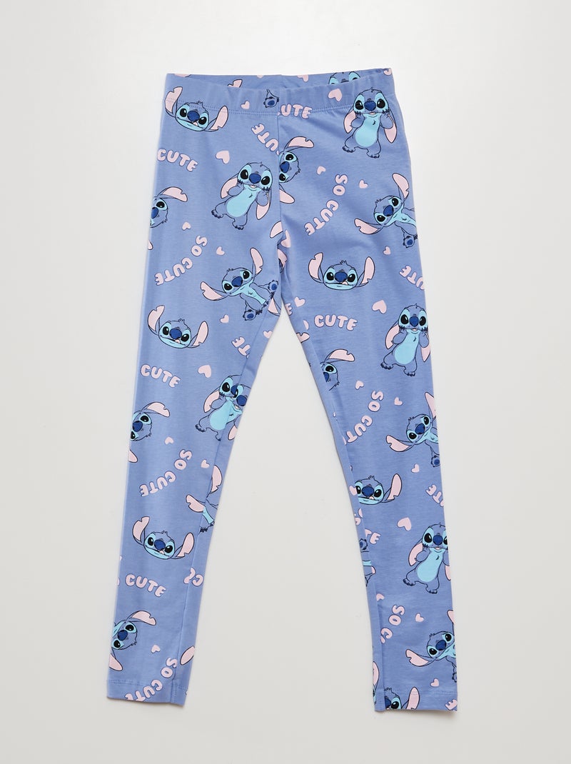 Leggings estampadas 'Stitch' AZUL - Kiabi