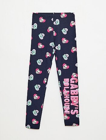 Legging estampado em algodão 'Gabby's dollhouse'