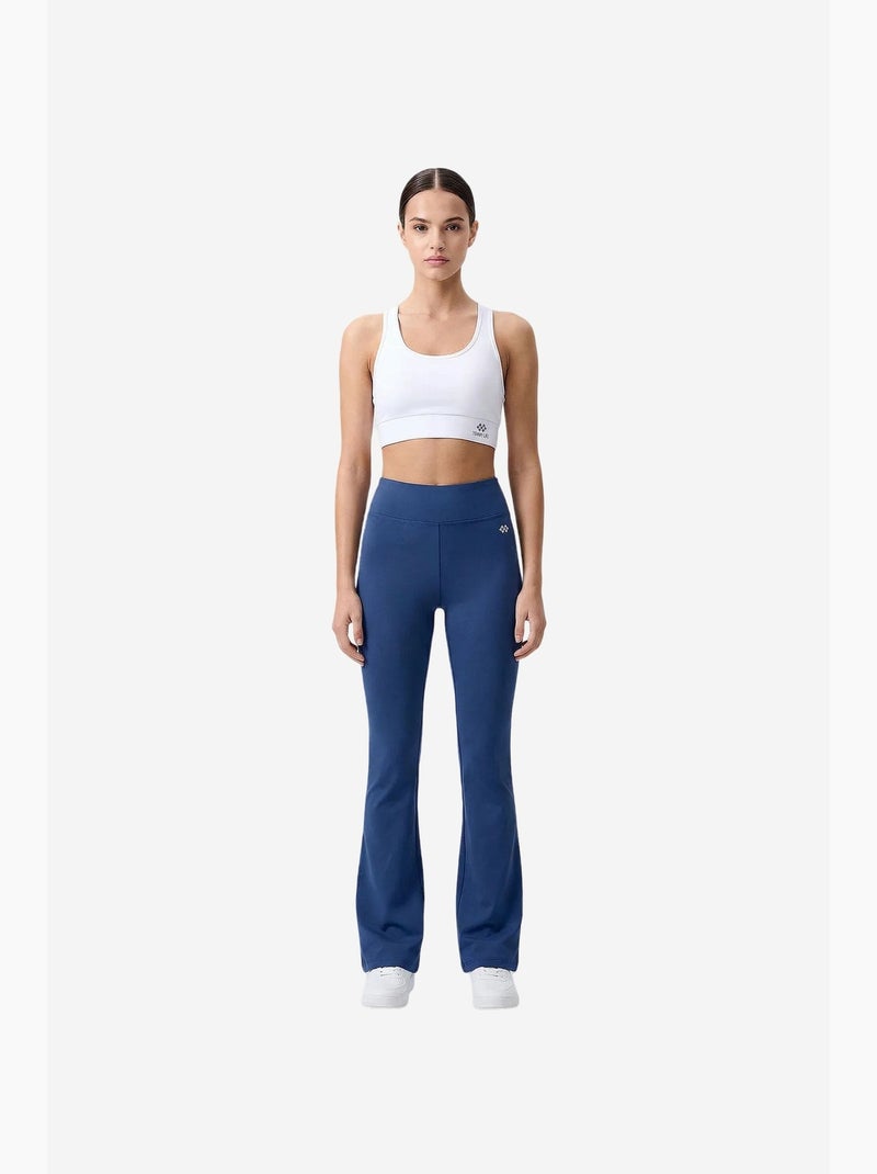 Leggings femininas de poliéster-elastano tommy Azul-marinho - Kiabi