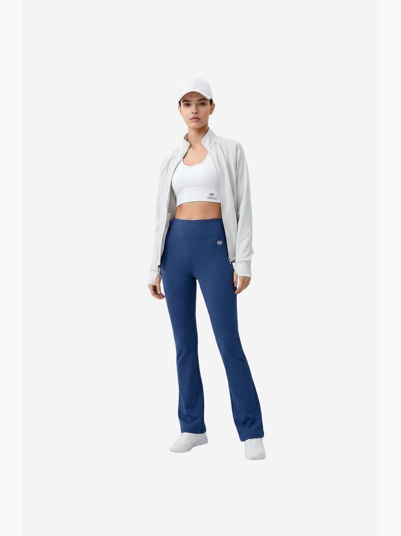Leggings femininas de poliéster-elastano tommy Azul-marinho - Kiabi