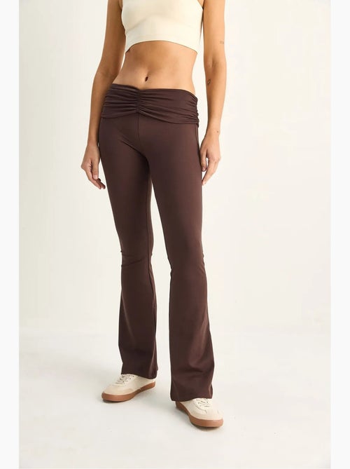 Leggings flare de cintura alta lucci - Kiabi