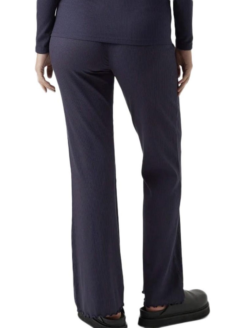Leggings Flare de Grávida Mamalicious Marine Azul-marinho - Kiabi