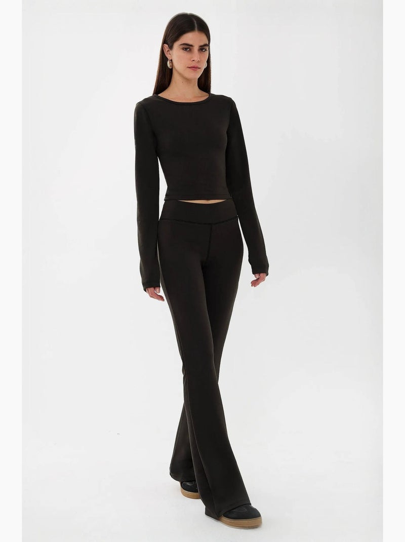 Leggings flare hiccup Preto - Kiabi