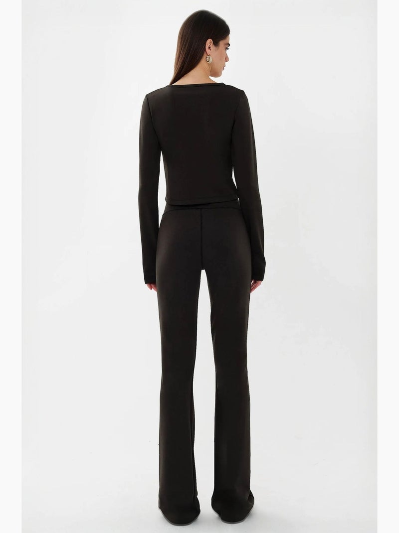 Leggings flare hiccup Preto - Kiabi