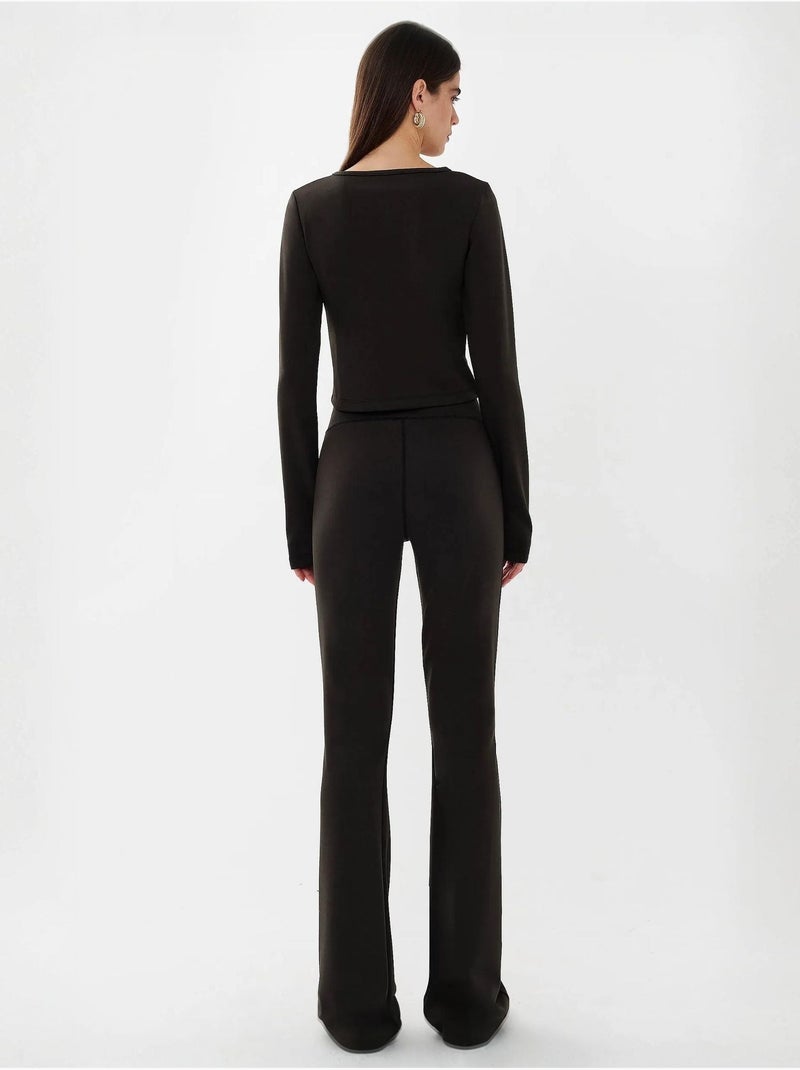Leggings Flare Preto - Kiabi