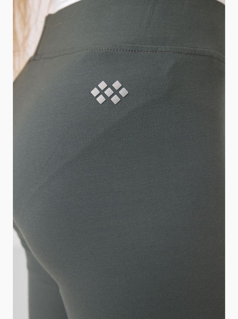 Leggings infantil de algodão tommy Cáqui - Kiabi