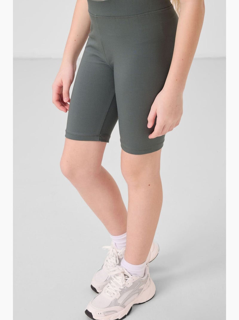 Leggings infantil de algodão tommy Cáqui - Kiabi