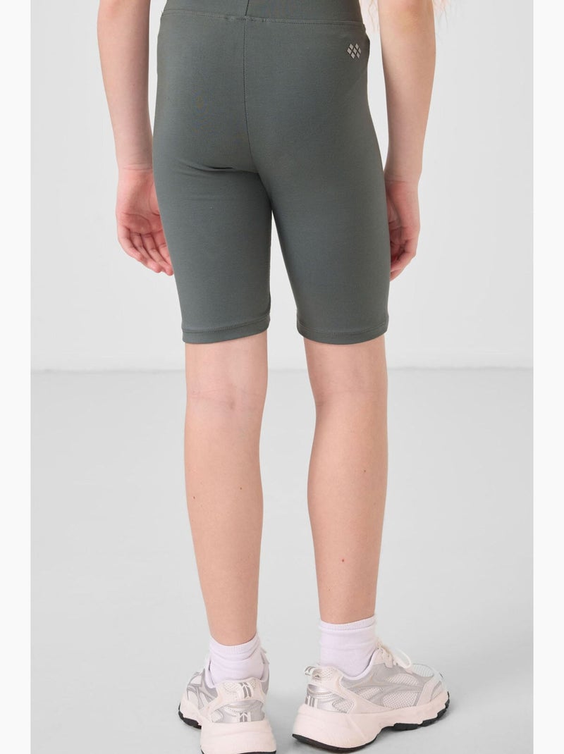 Leggings infantil de algodão tommy Cáqui - Kiabi