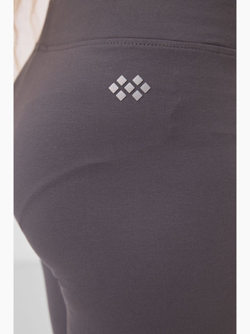 Leggings infantil de algodão tommy Cinza-preto - Kiabi