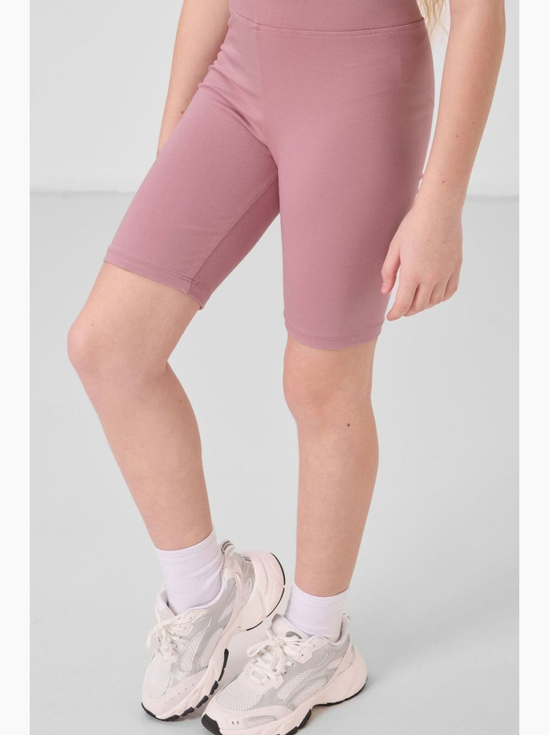 Leggings infantil de algodão tommy Rosa velho - Kiabi