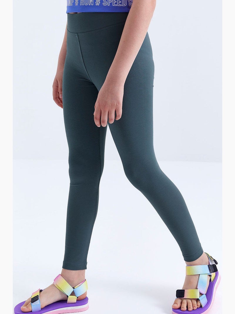 Leggings infantil tommy Verde escuro - Kiabi