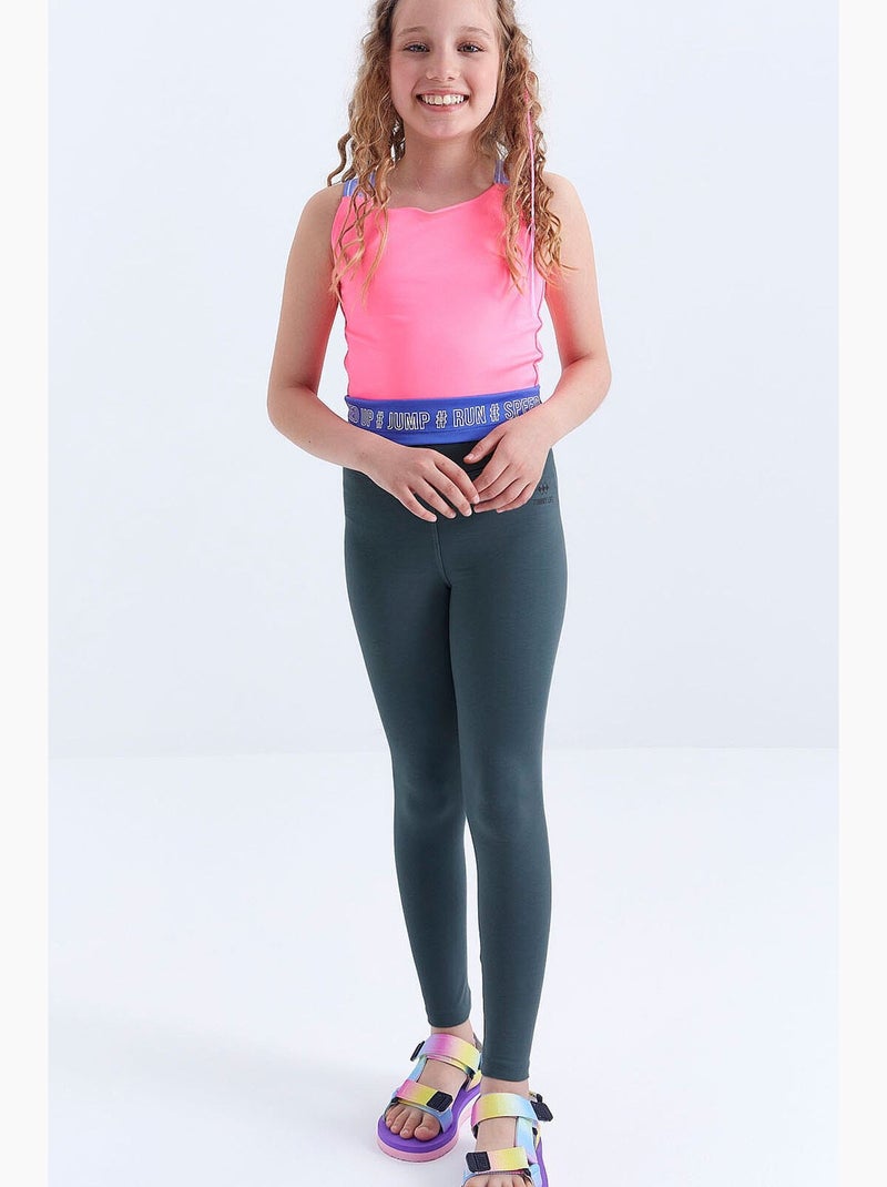 Leggings infantil tommy Verde escuro - Kiabi