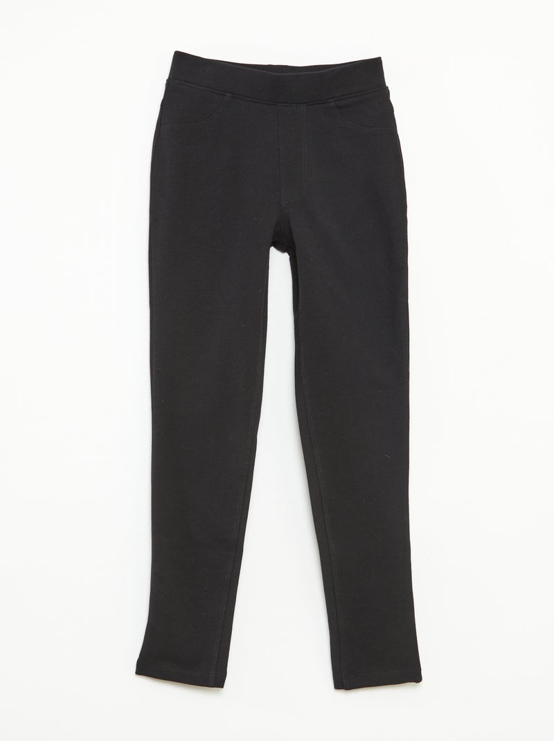 Leggings lisas Preto - Kiabi