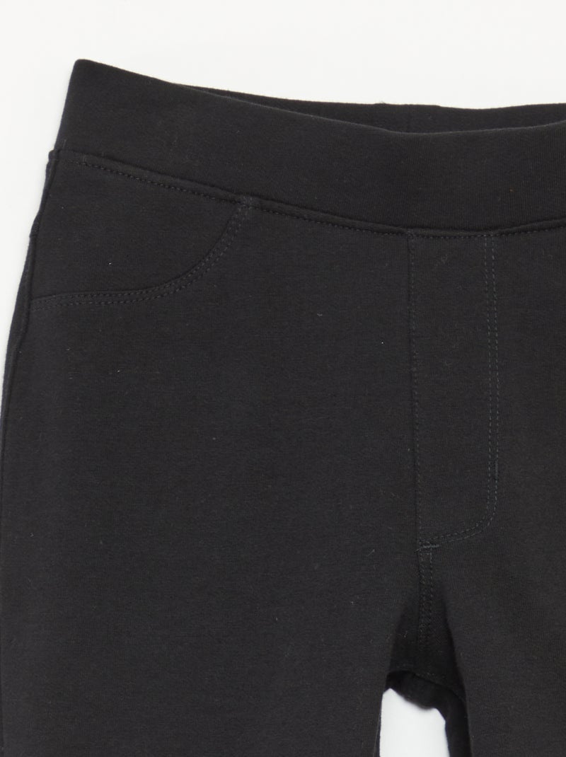 Leggings lisas Preto - Kiabi