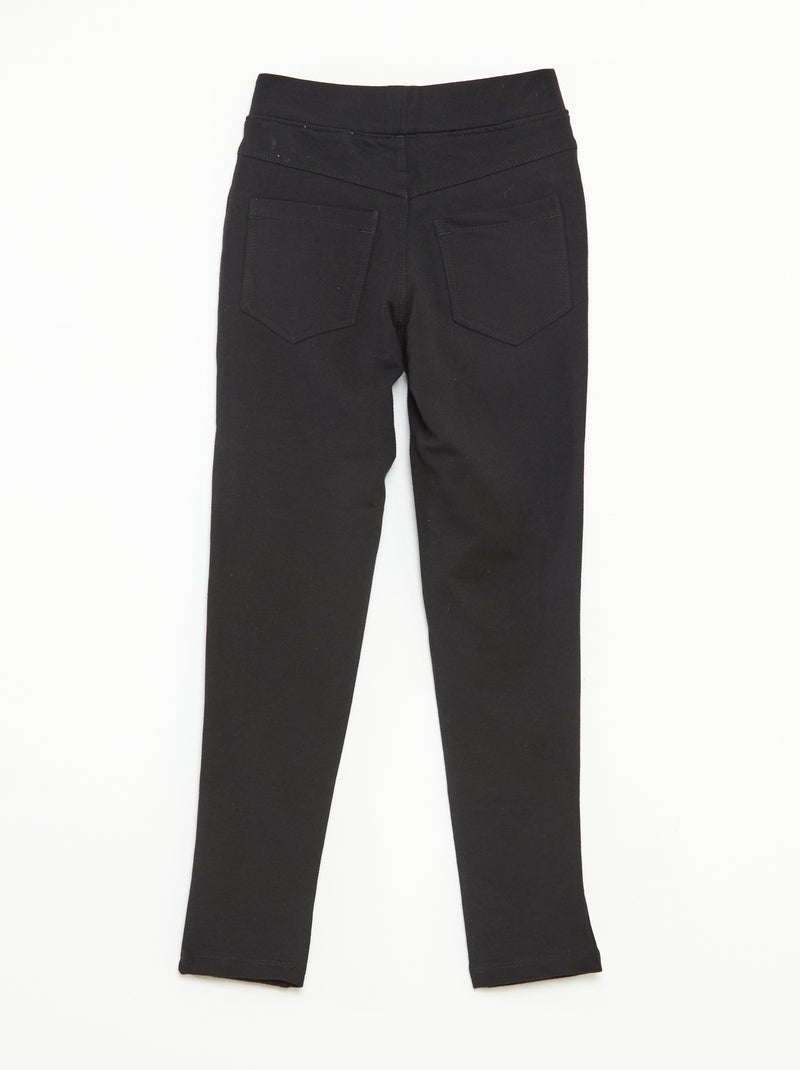 Leggings lisas Preto - Kiabi