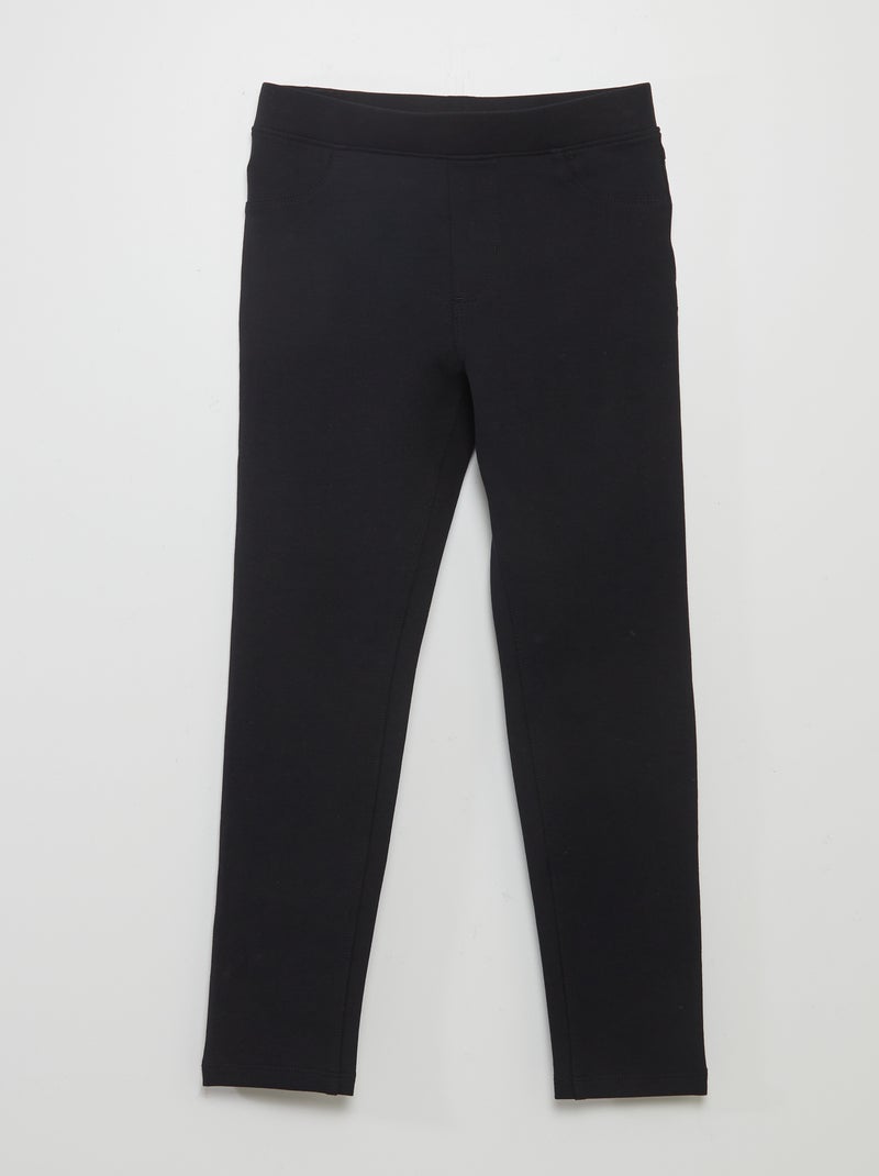 Leggings lisas Preto - Kiabi