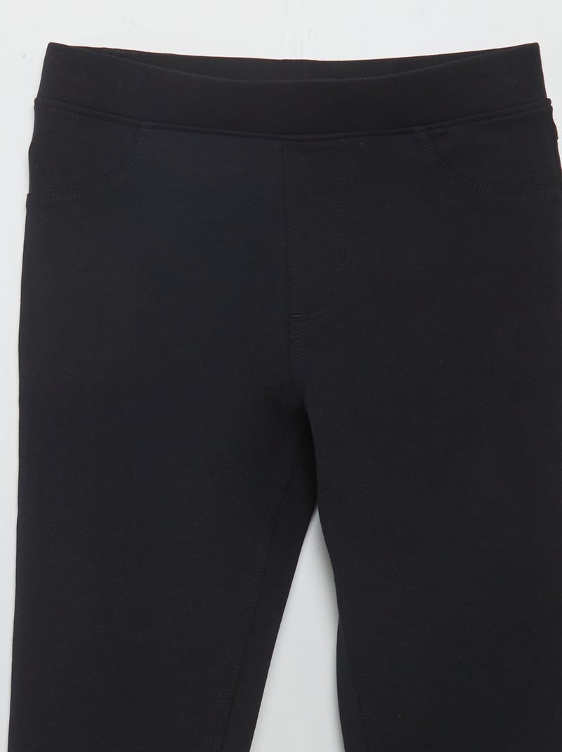 Leggings lisas Preto - Kiabi