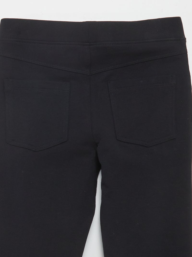 Leggings lisas Preto - Kiabi