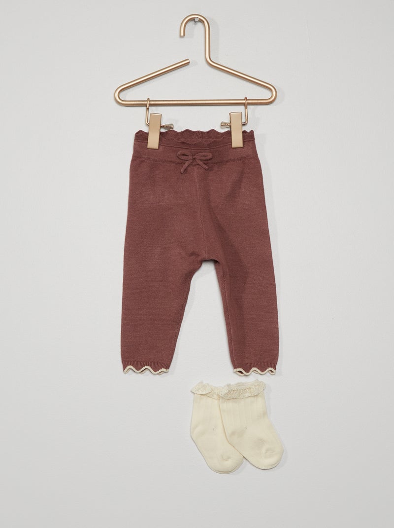 Leggings + meias VIOLETA - Kiabi