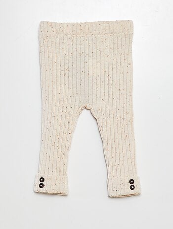 Leggings nervuradas