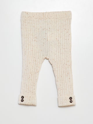 Leggings nervuradas