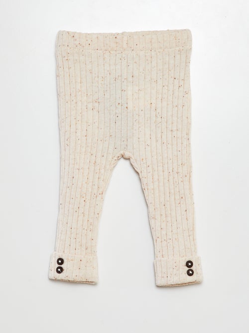 Leggings nervuradas - Kiabi
