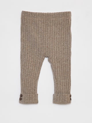 Leggings nervuradas
