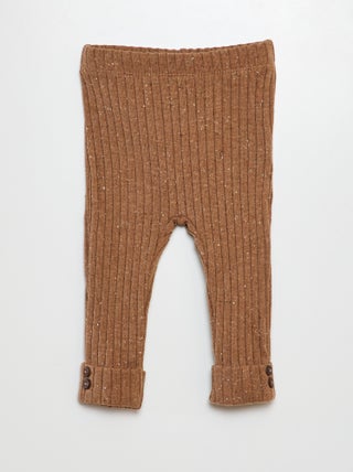 Leggings nervuradas