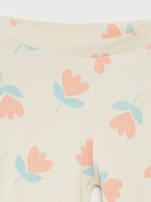 Leggings nervuradas - Kiabi