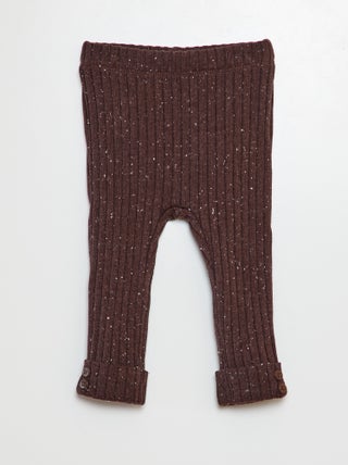 Leggings nervuradas