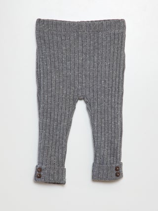 Leggings nervuradas