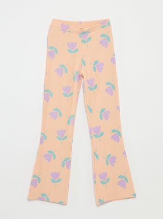 Leggings nervuradas