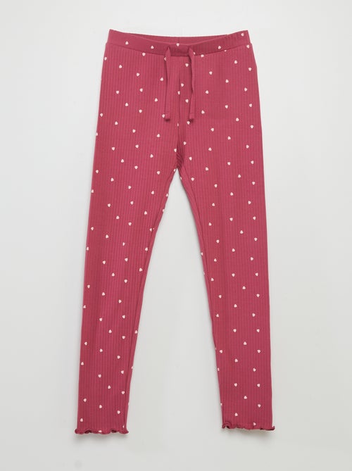 Leggings nervuradas - Kiabi