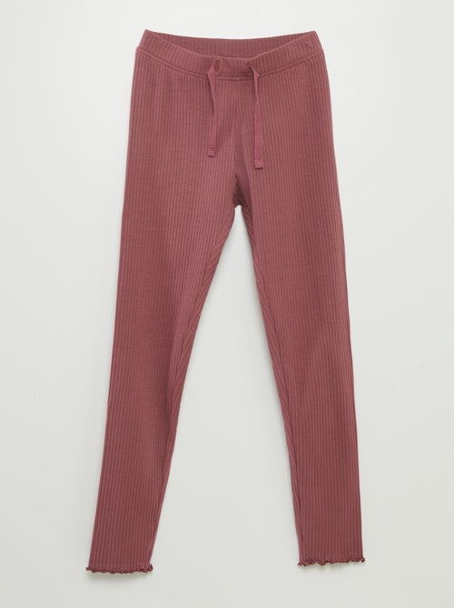 Leggings nervuradas - Kiabi