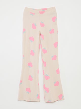 Leggings nervuradas