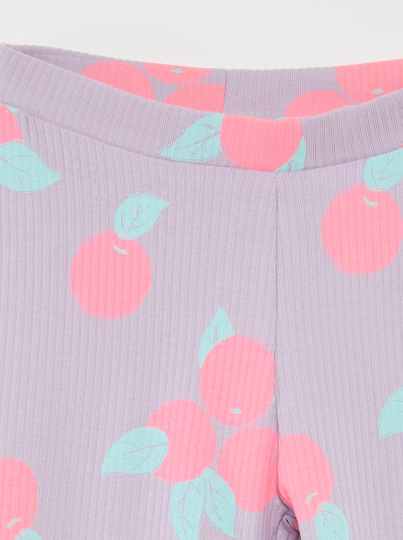 Leggings nervuradas VIOLETA - Kiabi