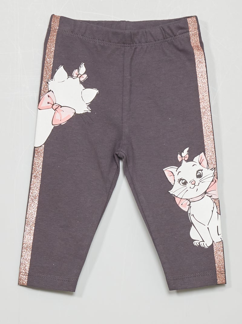 Leggings 'Os Aristogatos' - Cinzentas Carvão - Kiabi