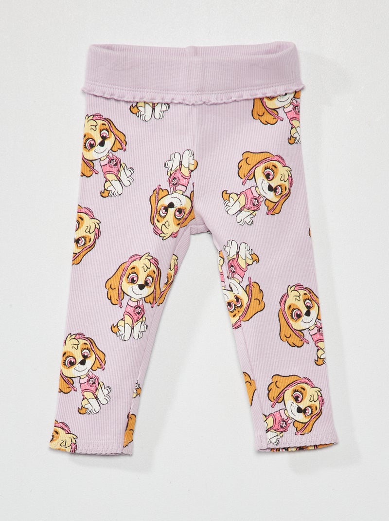 Leggings 'Patrulha Pata' Lilás - Kiabi
