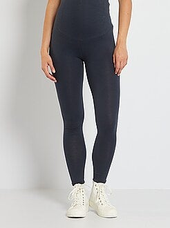 Leggings pré-mamã em malha extensível de conceção ecológica - Kiabi