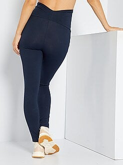 Leggings pré-mamã em malha extensível de conceção ecológica - Kiabi