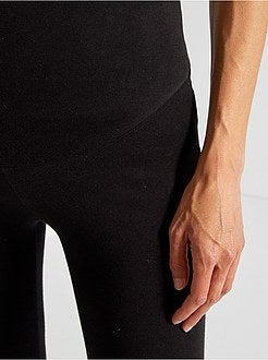 Leggings pré-mamã em malha extensível de conceção ecológica - Kiabi