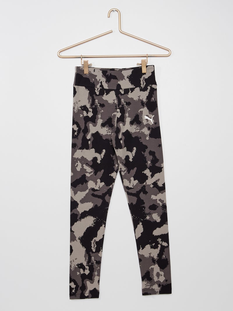 Leggings 'Puma' camuflagem PRETO - Kiabi