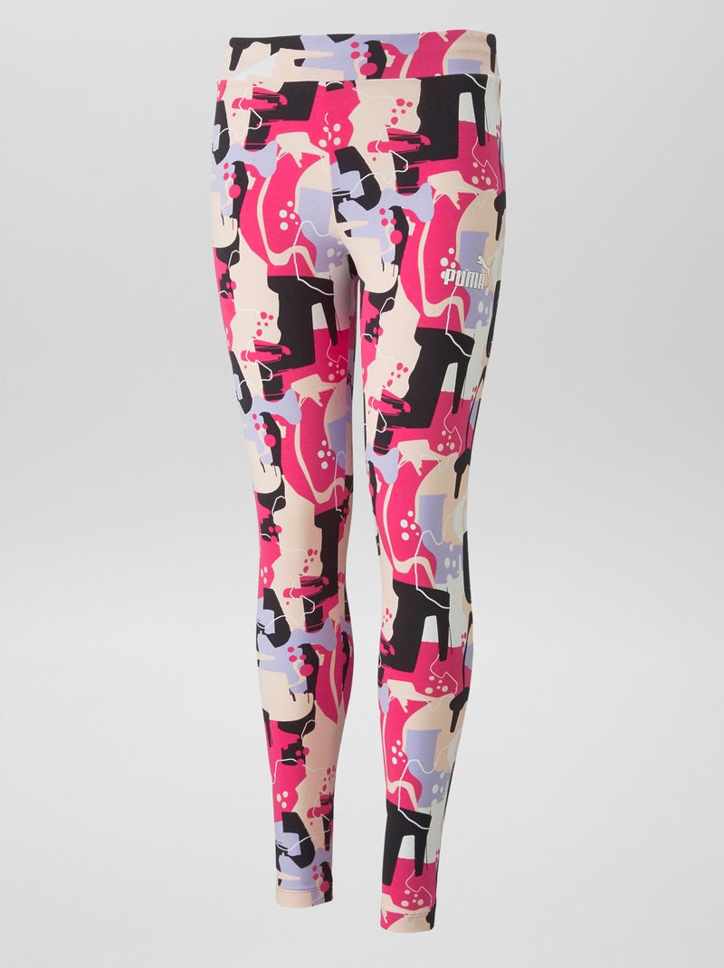 Leggings 'Puma' com estampado fantasia ROSA - Kiabi