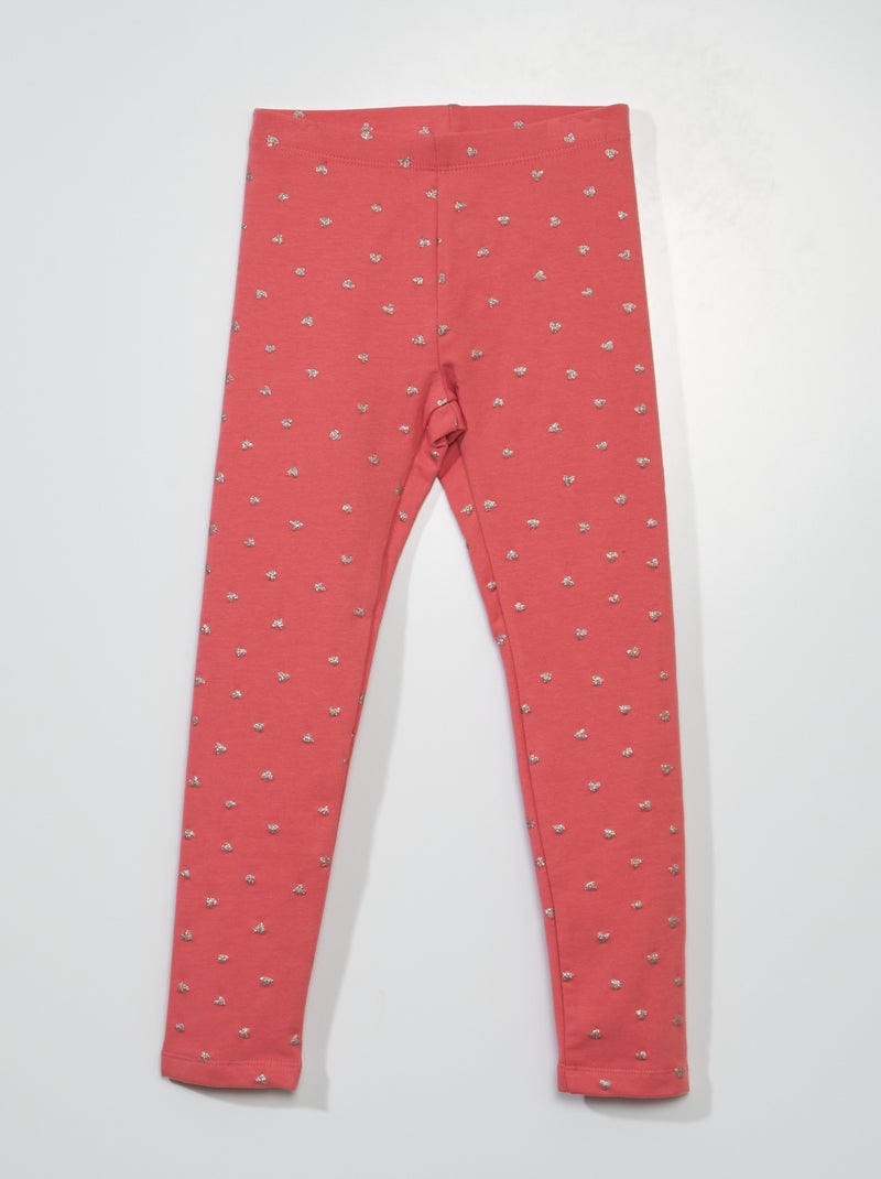 Leggings quentes com cintura elástica ROSA - Kiabi