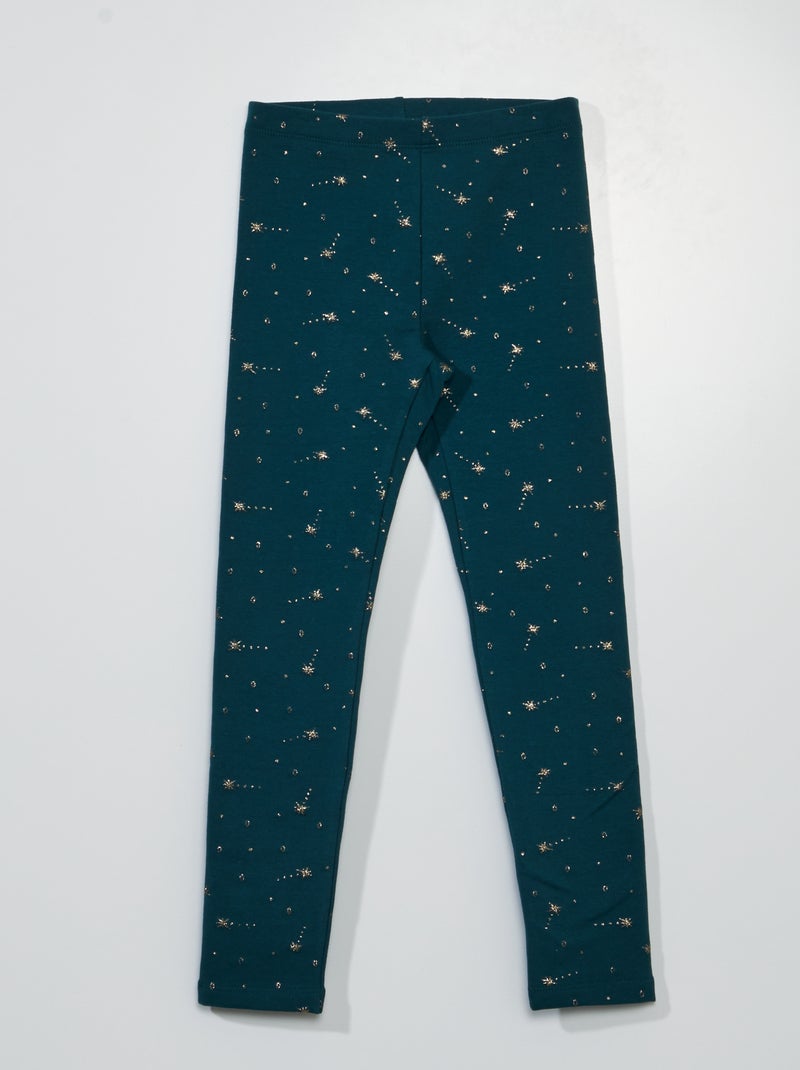 Leggings quentes com cintura elástica VERDE - Kiabi